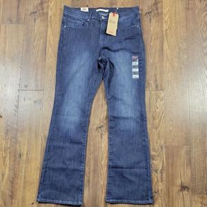 Levi’s 315 Shaping Bootcut Jeans Womens 12 Short Mid Rise Tummy Slimming NEW